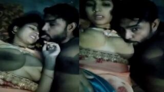Leaked MMS of Desi Big Boobs Girlfriend Sex at Night