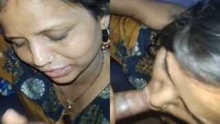 Village Bhabhi Sex Giving Desi Blowjob